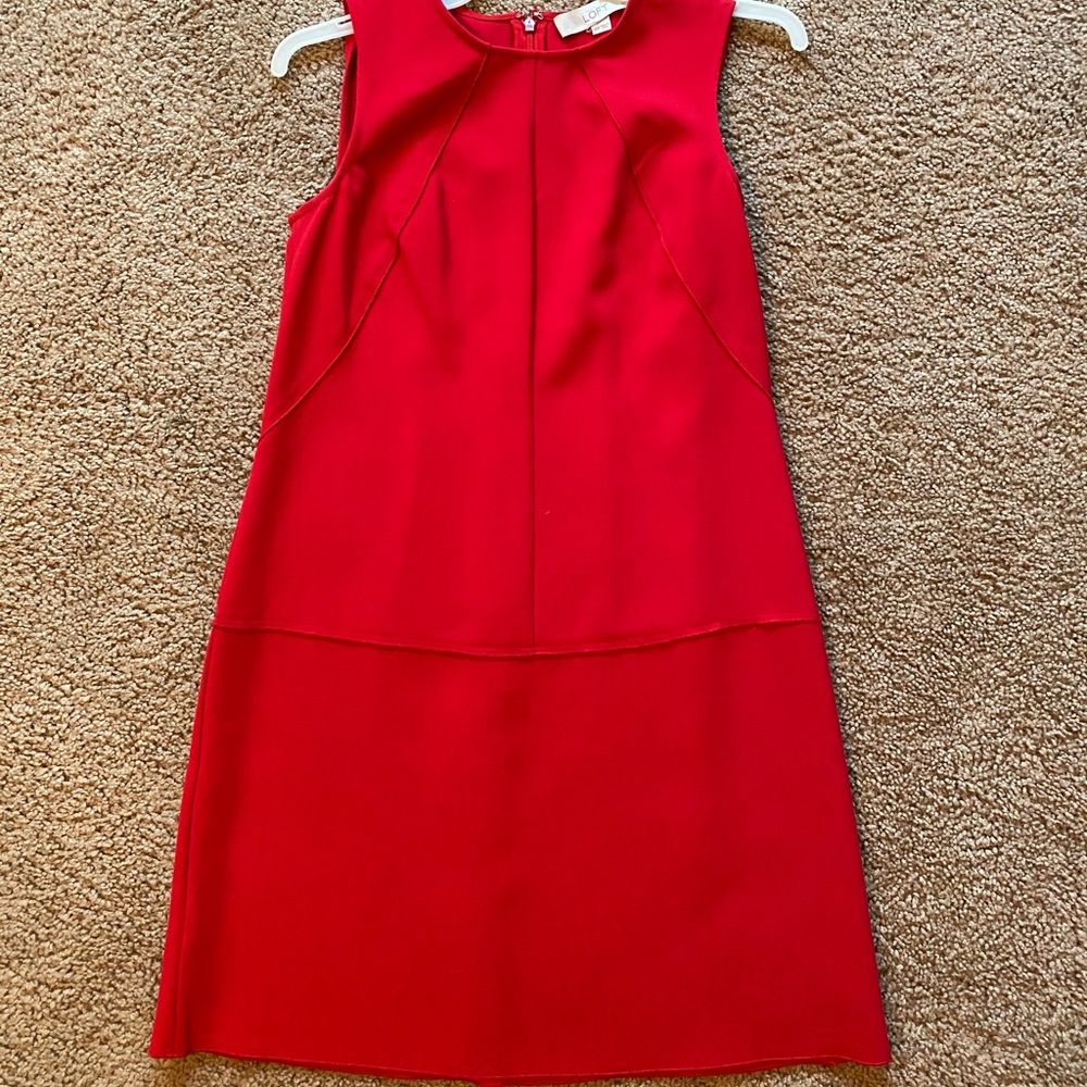 Loft Red Dress